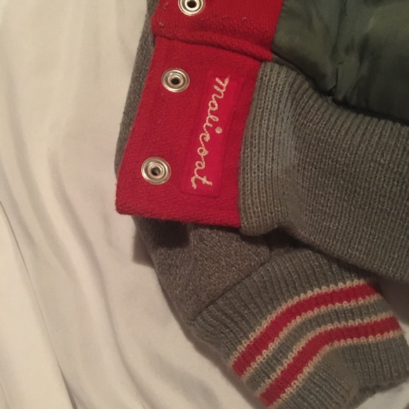 Vintage letterman jacket red grey wool high school 82 Alex Tigers - Picture 13 of 14